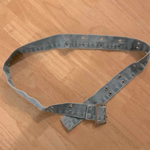 Mid Waist Splice Cargo Jeans - Picture 5 of 5